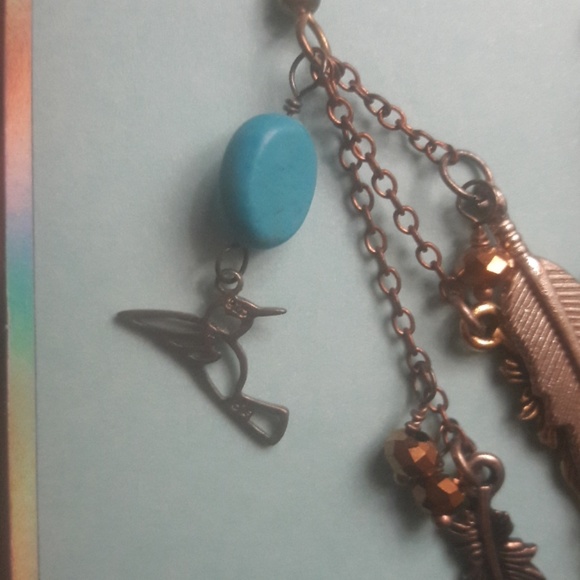 Flit Feather Earrings - Picture 2 of 3